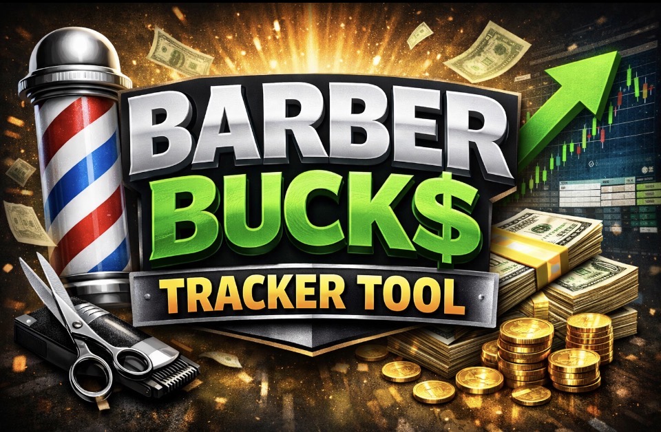Barber Bucks Tracker Tool